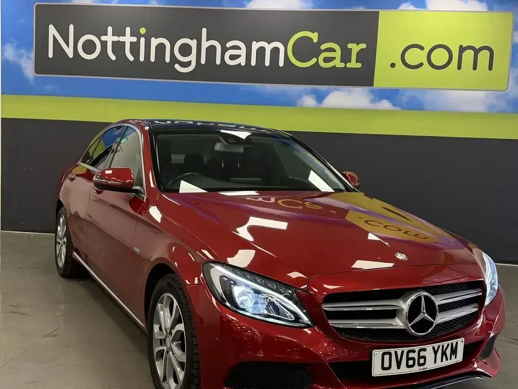 Used Mercedes C350 Premium Plus 2016 Red Sedan