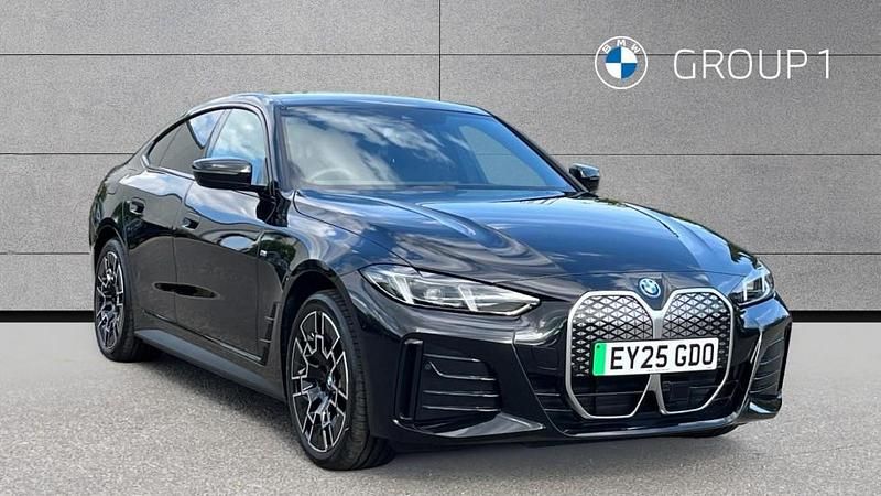 Black Used 2025 BMW i4 M Sport Sedan | £42,338 (Good price) - Image 1/4