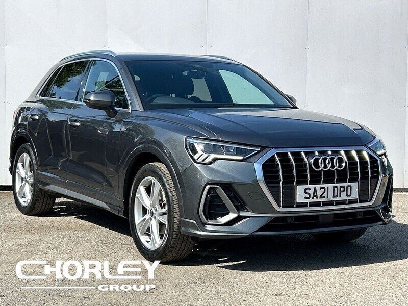 Grey Used 2021 Audi Q3 S-Line SUV | £21,951 (Good price) - Image 1/4