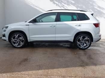 Used Skoda Karoq SportLine 150 HP (110 kW) 2024 White SUV