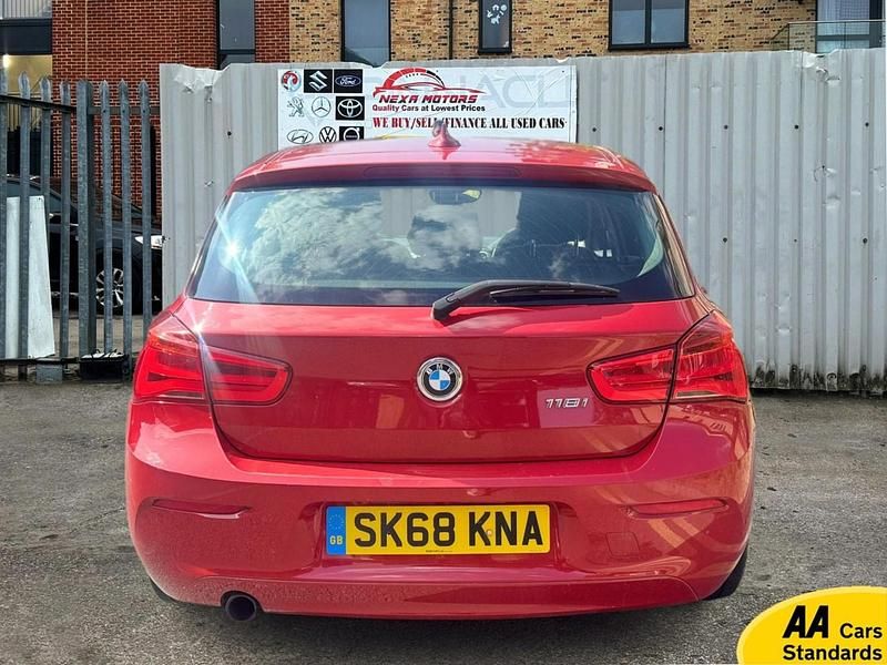 Used BMW 118 Comfort Edition 134 HP (98 kW) 2018 Red Hatchback