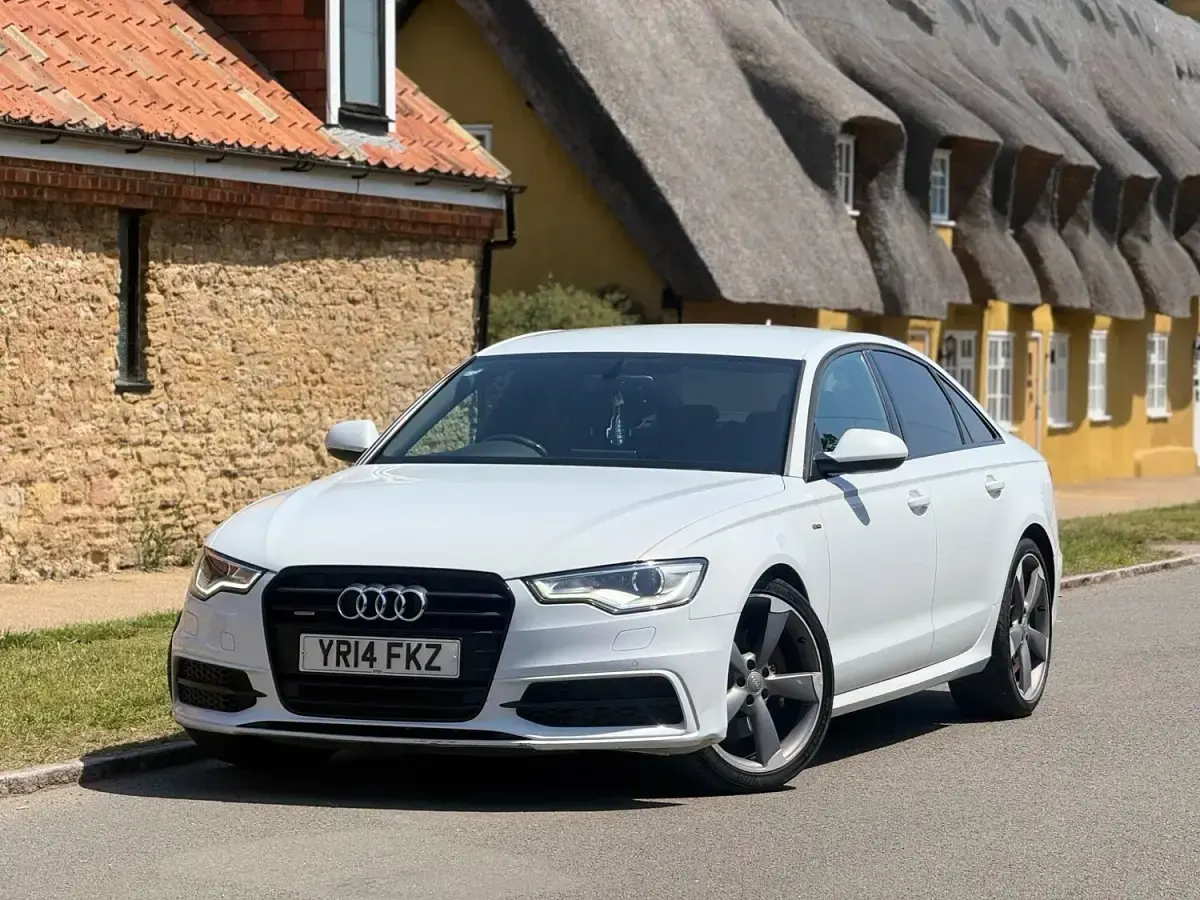 Used Audi A6 Black Edition 2014 White Sedan