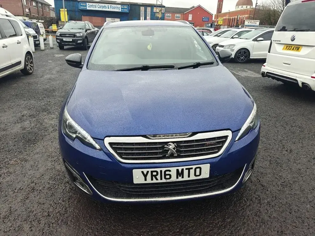 Second-hand Peugeot 308 SW GT-line 120 CP (88 kW) 2016 Albastru Break