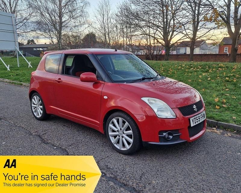 Red Used 2009 Suzuki Swift Sport Hatchback | £1,995 (Expensive) - Image 1/3