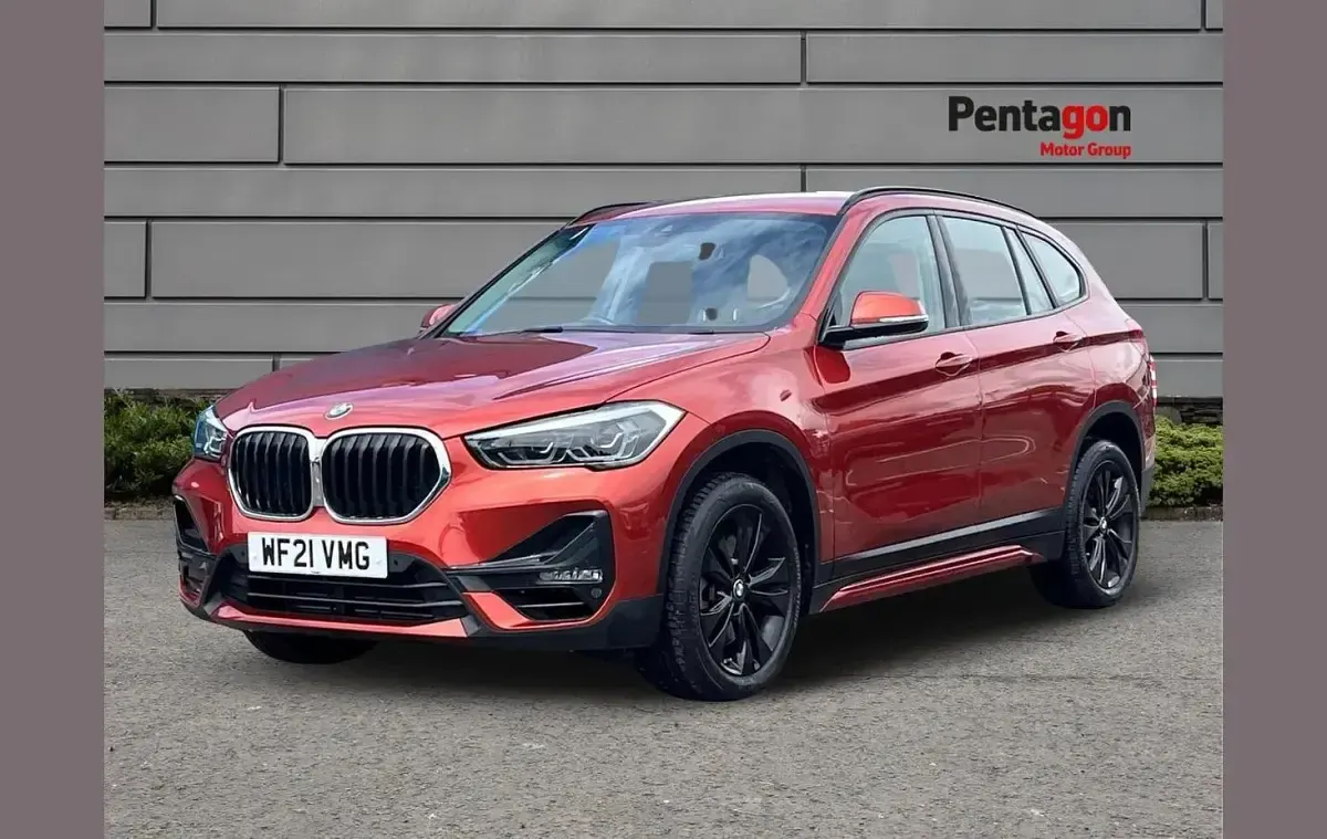 Used BMW X1 Sport Line 176 HP (129 kW) 2021 Orange SUV