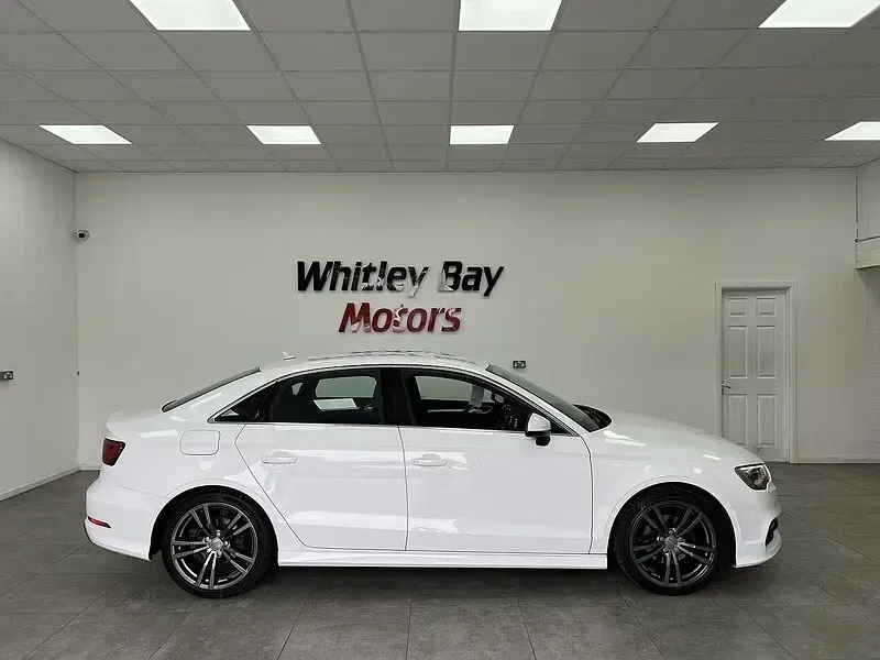 Used Audi A3 S-Line 147 HP (108 kW) 2016 White Sedan