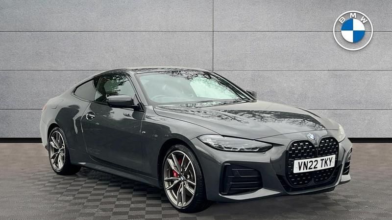 Grey Used 2022 BMW M440 M Sport Sedan | £38,994 (Fair price) - Image 1/4