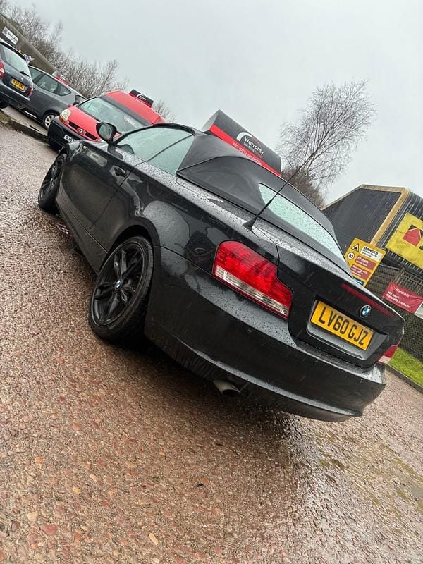 Used BMW 118 Cabriolet M Sport 2010 Black Cabriolet