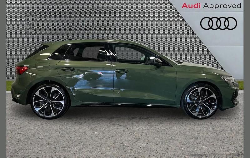 Used Audi S3 Sportback Black Edition 328 HP (241 kW) 2025 Green Hatchback