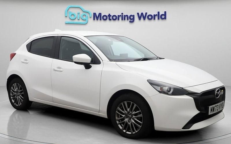 White Used 2023 Mazda 2 Exclusive-Line Hatchback | £12,300 (Fair price) - Image 1/4