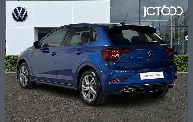 Used VW Polo R-line 113 HP (83 kW) 2025 Blue Hatchback