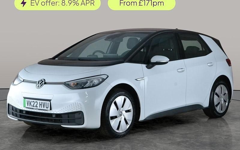 Used VW ID.3 Pro Performance 150 kW (204 HP) 2021 White Hatchback