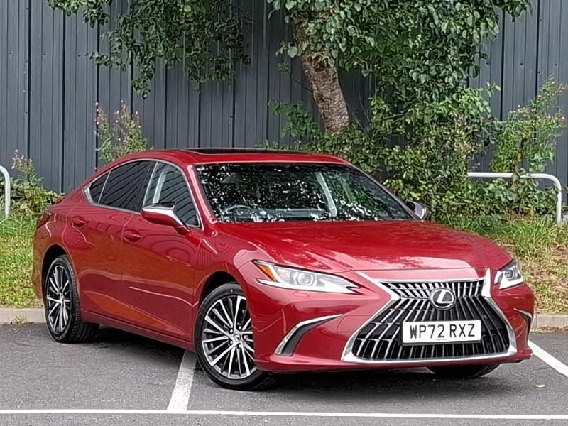 Red Used 2022 Lexus ES300H Sedan | £27,498 (Fair price) - Image 1/4