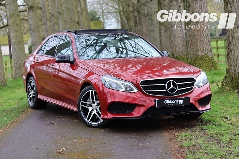 Used Mercedes E350 AMG 258 HP (189 kW) 2015 Red Sedan