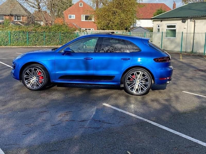 Used Porsche Macan Turbo Performance Package 2018 Blue SUV