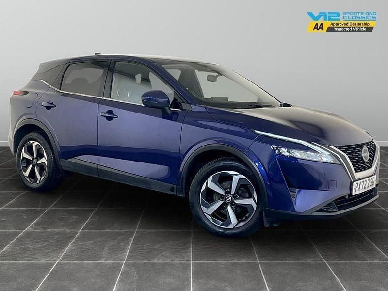 Blue Used 2022 Nissan Qashqai N-Connecta SUV | £14,395 (Good price) - Image 1/2