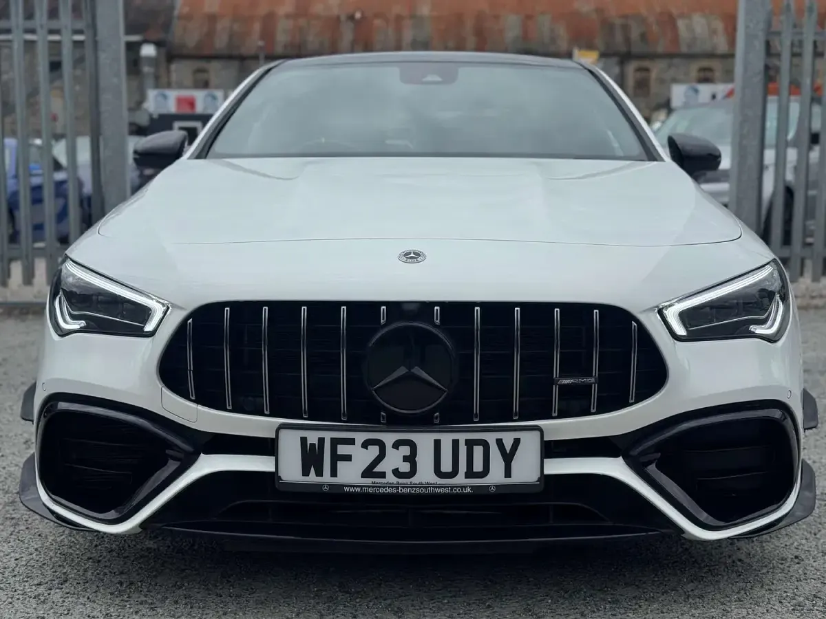 Used Mercedes CLA45 AMG AMG 421 HP (309 kW) 2023 White Coupe