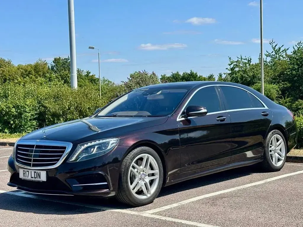 Used Mercedes S350L AMG line 258 HP (189 kW) 2014 Black Sedan