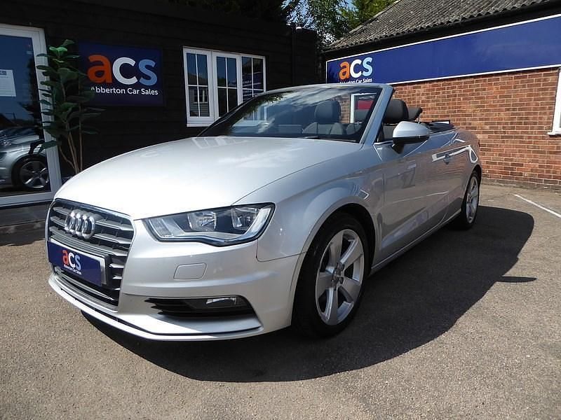 Silver Used 2014 Audi A3 Cabriolet Sport Cabriolet | £8,995 (Fair price) - Image 1/4