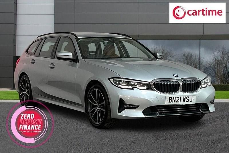 Silver Used 2021 BMW 320 Sport Line Estate | £21,121 (Super price) - Image 1/3