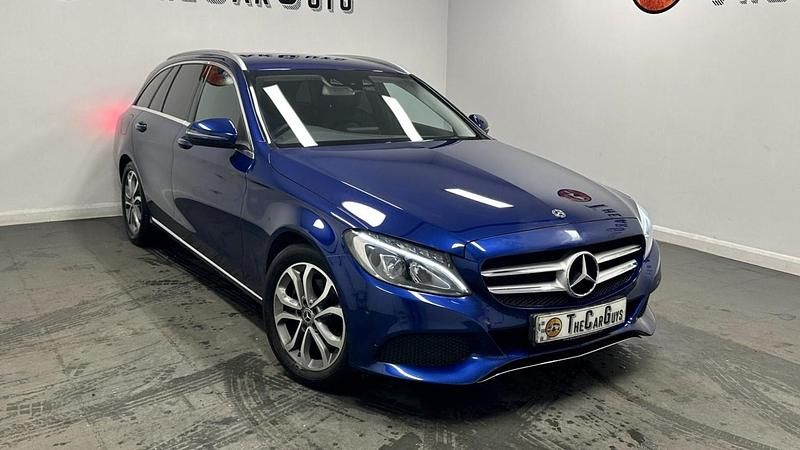 Used Mercedes C220 2017 Blue Estate