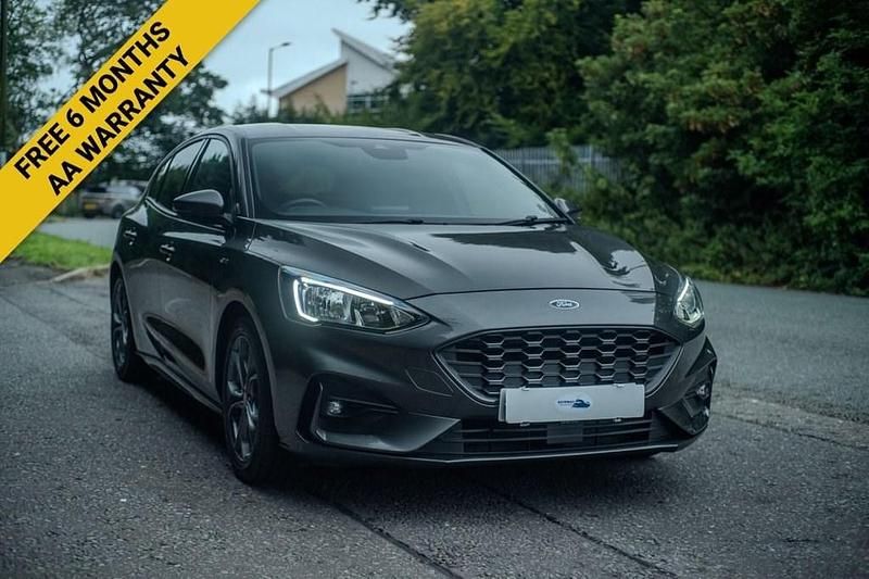 Grey Used 2019 Ford Focus ST-Line Hatchback | £9,495 (Fair price) - Image 1/4