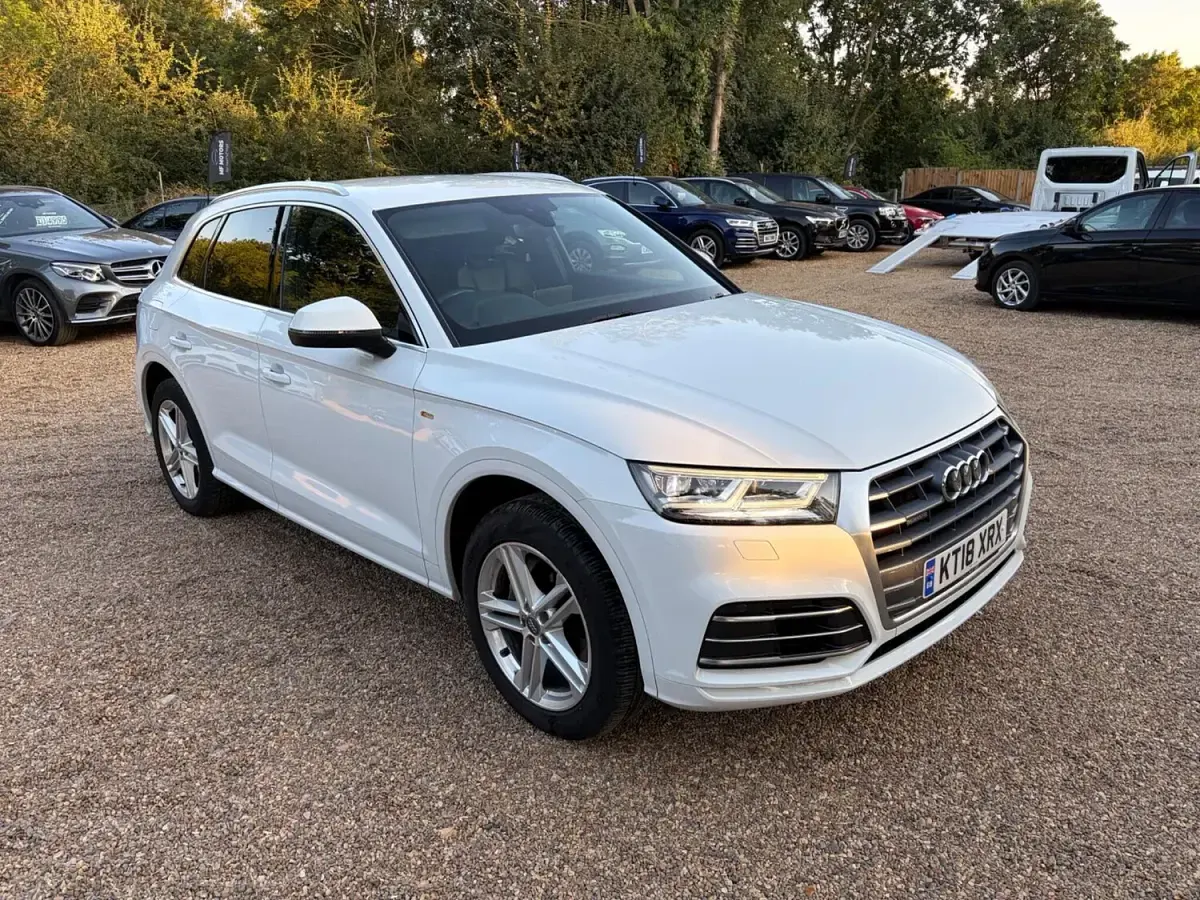 Used Audi Q5 S-Line 190 HP (139 kW) 2018 White SUV