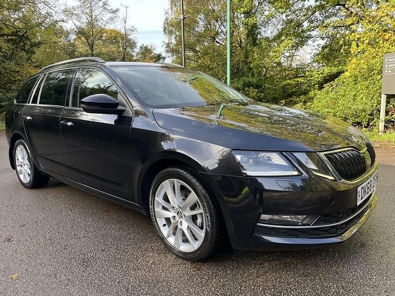 Used Skoda Octavia SE L 115 HP (84 kW) 2018 Black Estate