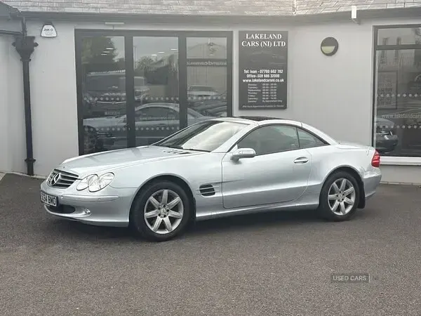 Used Mercedes SL350 2005 Silver Cabriolet
