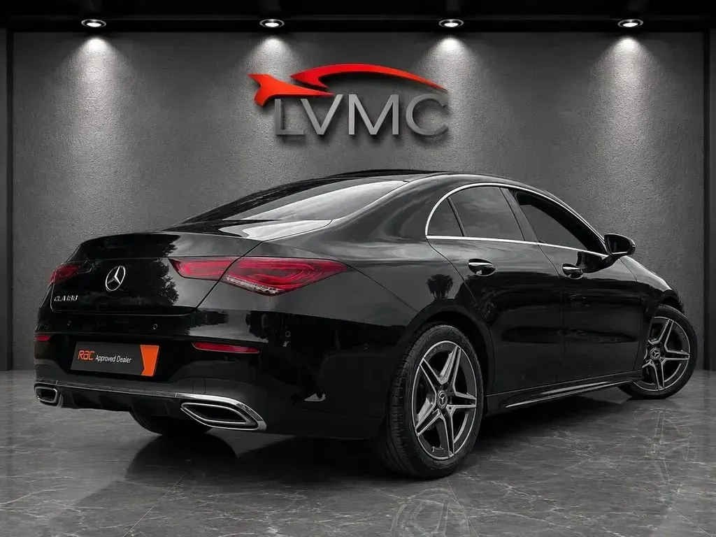 Used Mercedes CLA180 AMG line 136 HP (100 kW) 2022 Black Coupe