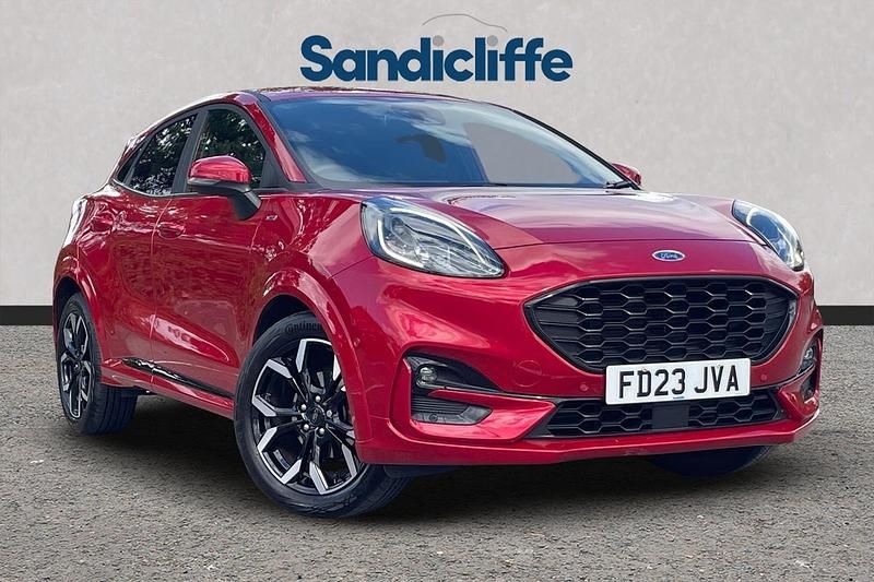 Red Used 2023 Ford Puma Gen-E Hatchback | £17,345 - Image 1/4