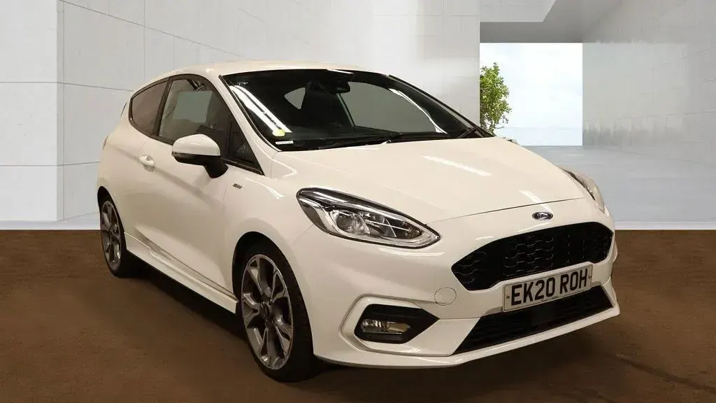 Used Ford Fiesta ST-Line X 125 HP (91 kW) 2020 White Hatchback