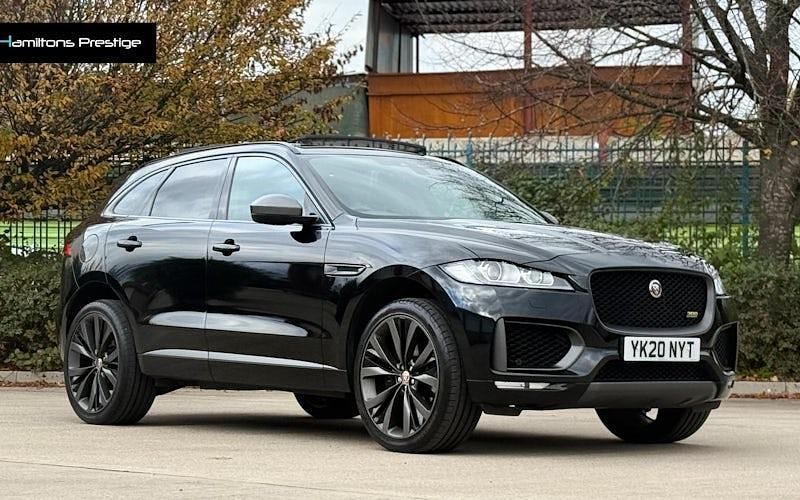 Black Used 2020 Jaguar F-Pace S SUV | £26,495 (A bit pricey) - Image 1/4