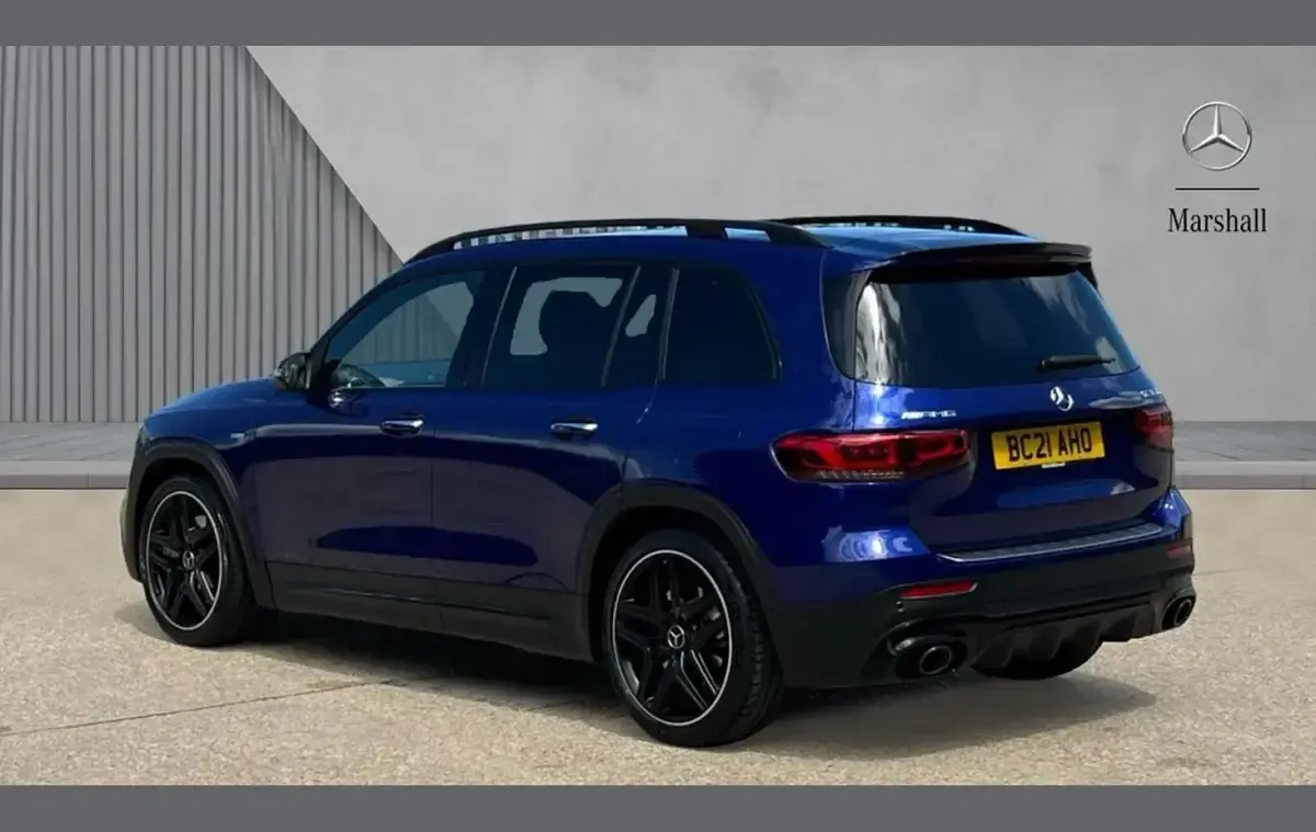 Used Mercedes GLB35 Premium Plus 306 HP (225 kW) 2021 Galaxy blue metallic SUV