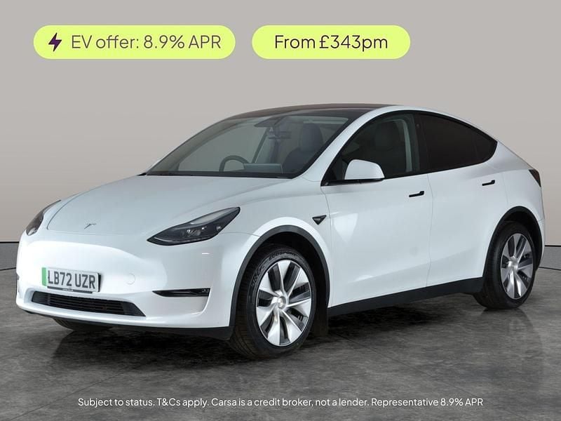 White Used 2022 Tesla Model Y Long Range AWD SUV | £23,404 (Fair price) - Image 1/2