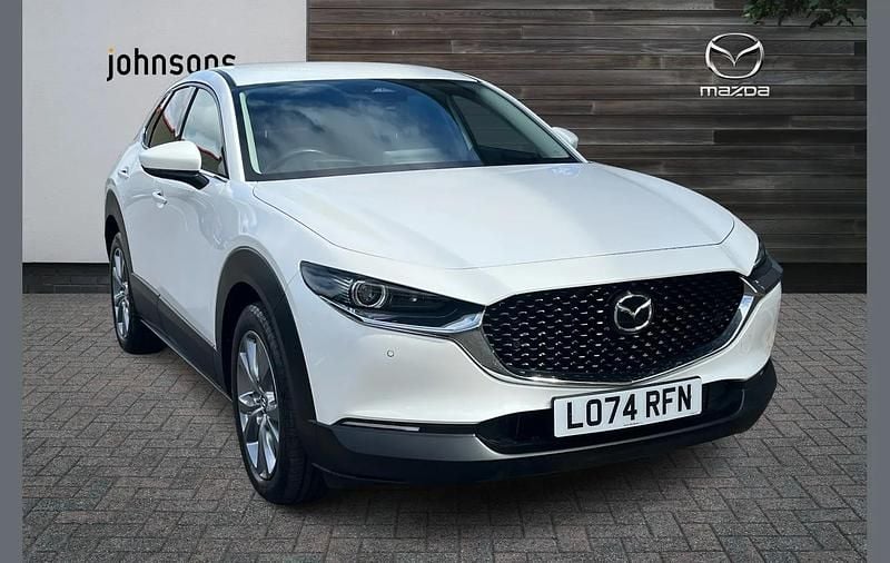 White Used 2025 Mazda CX-30 Takumi-Line SUV | £24,975 - Image 1/4