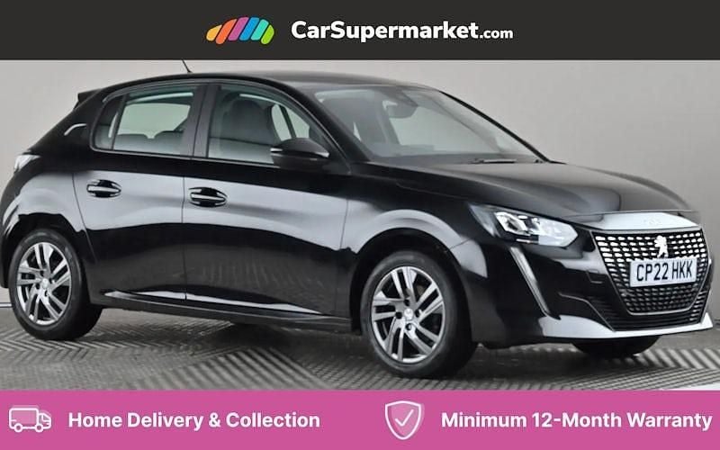 Black Used 2022 Peugeot 208 Active Premium Hatchback | £11,697 (Fair price) - Image 1/4