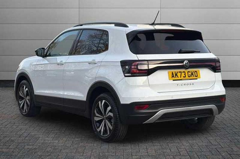 Used VW T-Cross Black Edition 110 HP (80 kW) 2023 White SUV