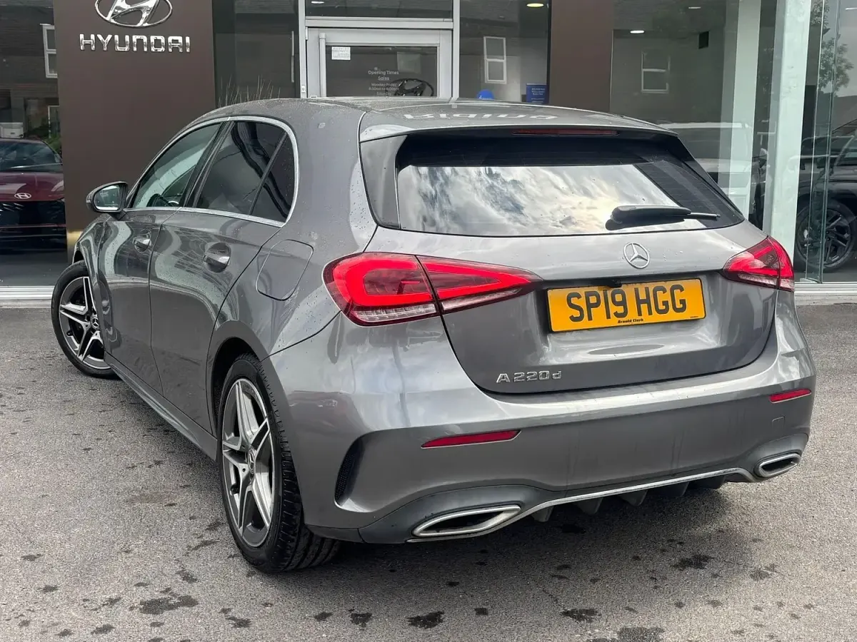 Used Mercedes A220 AMG line 190 HP (139 kW) 2019 Grey Hatchback