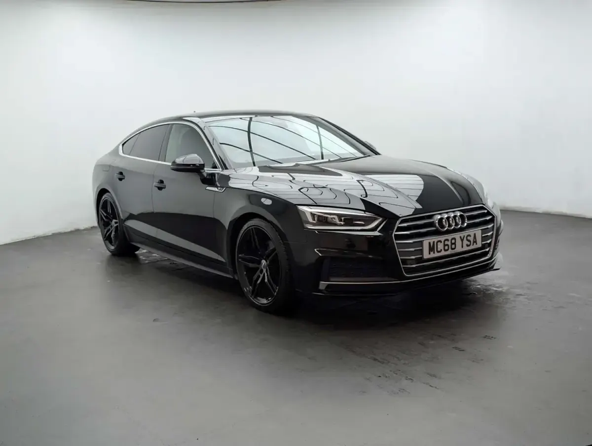 Begagnad Audi A5 S-Line 2019 Svart Sportkupé