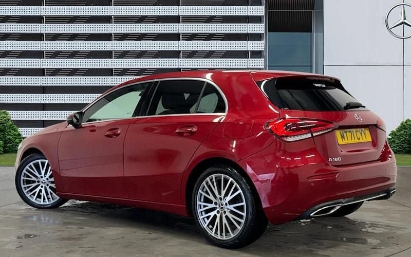 Used Mercedes A180 Executive 136 HP (100 kW) 2021 Red Hatchback