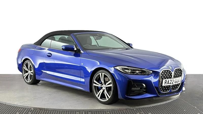 Used BMW 430 Cabriolet M Sport 245 HP (180 kW) 2022 Blue Cabriolet