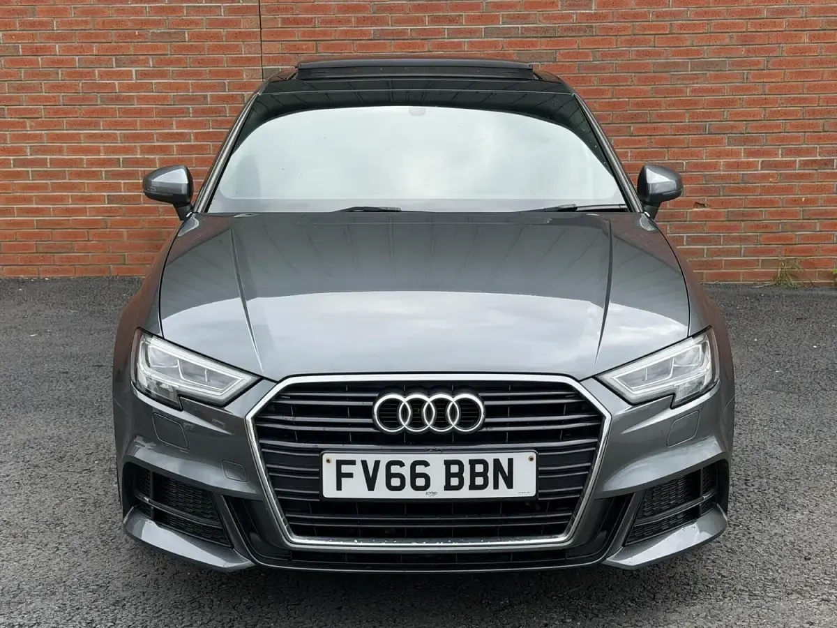 Used Audi A3 S-Line 110 HP (80 kW) 2016 Grey Sedan