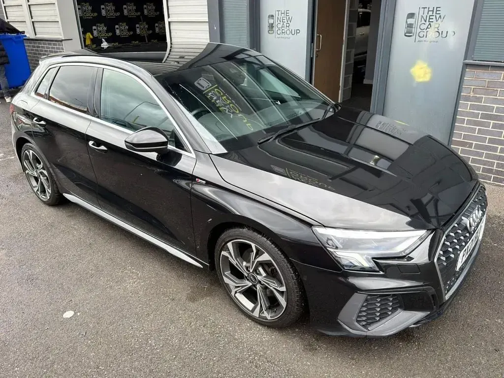 Used Audi A3 Sportback S-Line 150 HP (110 kW) 2021 Black Hatchback