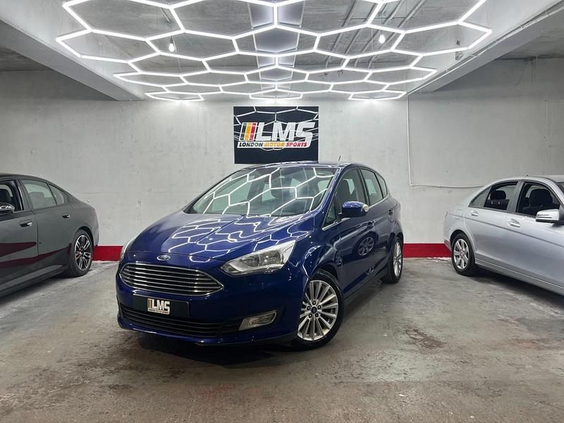 Begagnad Ford C-MAX Titanium 125 HK (91 kW) 2017 Blå Minibuss
