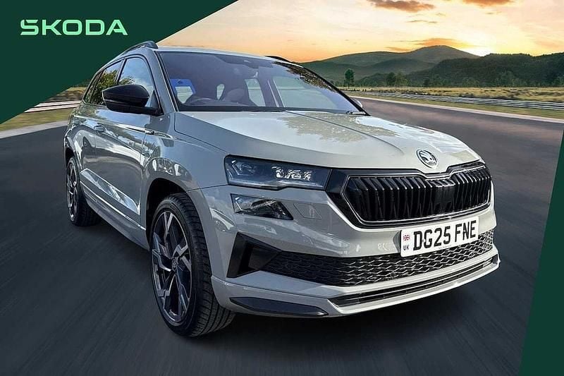 Grey Used 2025 Skoda Karoq SportLine SUV | £32,925 (A bit pricey) - Image 1/4