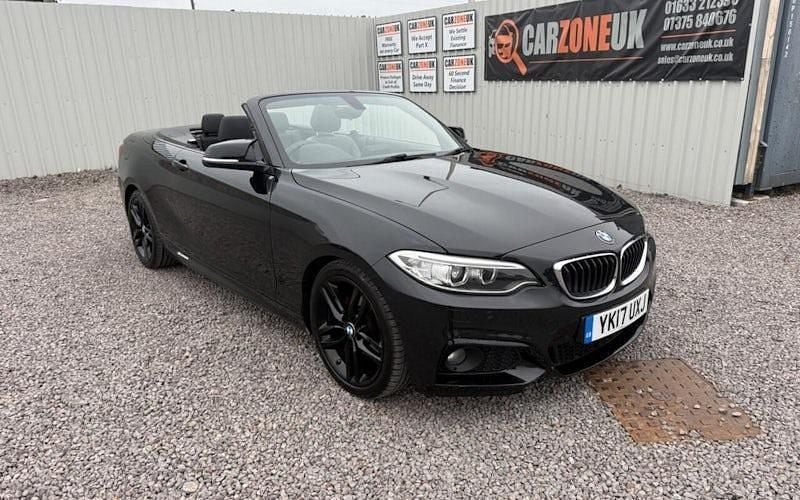 Used BMW 225 M Sport 224 HP (164 kW) 2017 Black Cabriolet