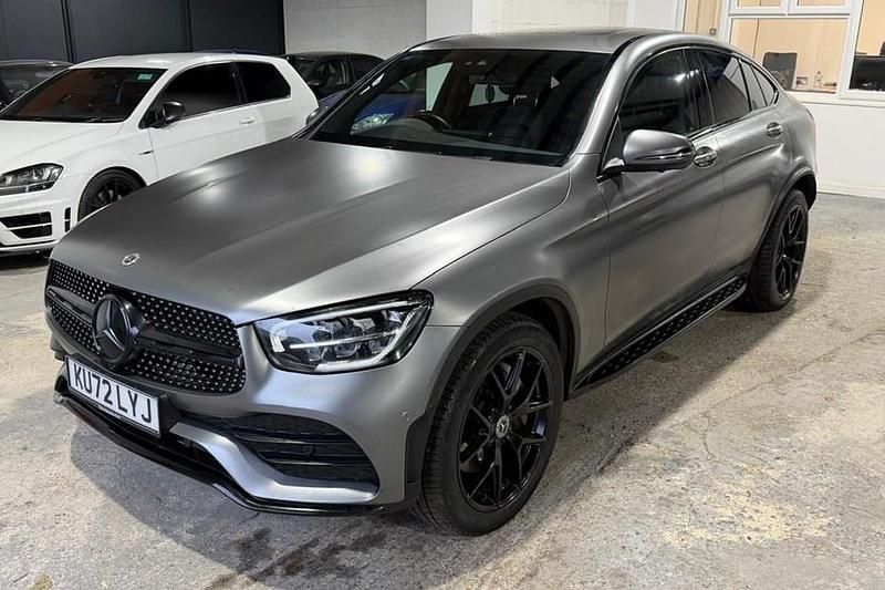 Black Used 2022 Mercedes GLC220 AMG line Coupe | £34,990 (Expensive) - Image 1/1