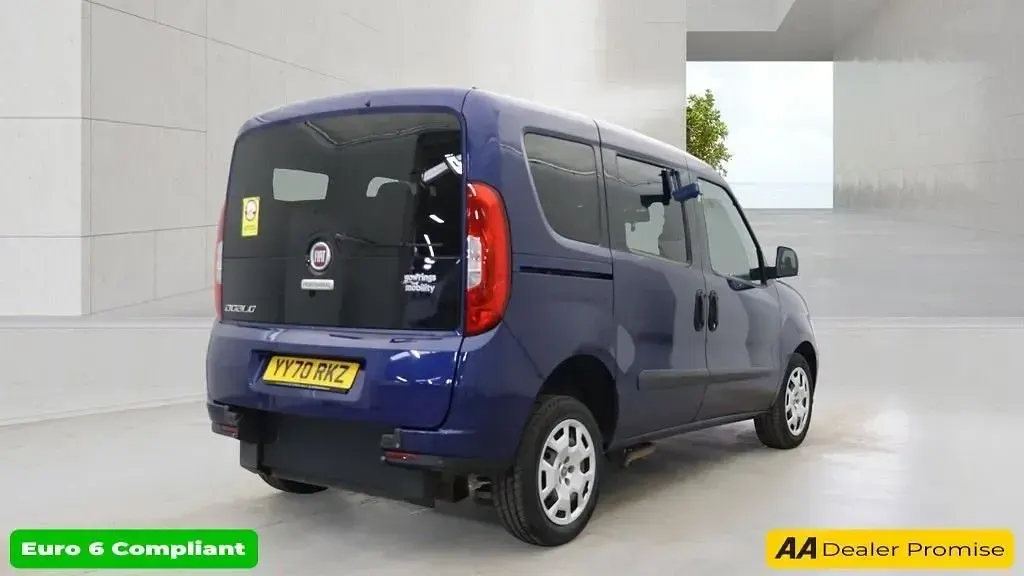 Usado Fiat Doblò 2021 Azul Monovolumen