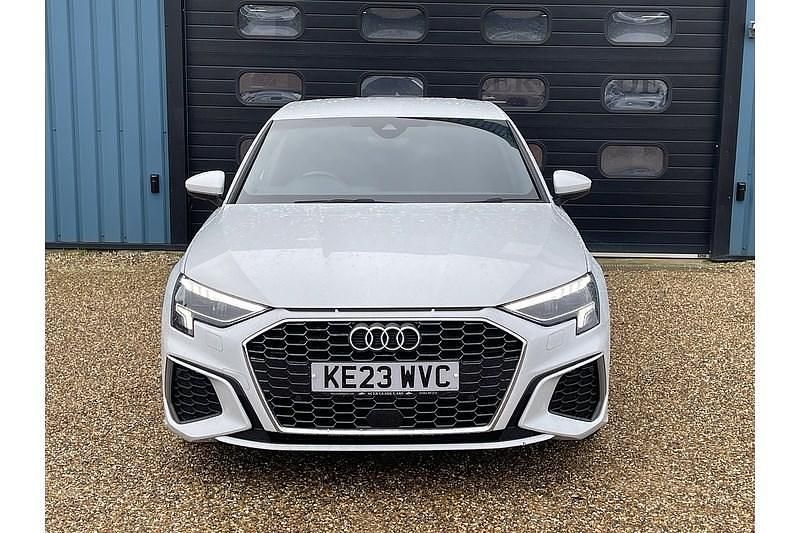 Used Audi A3 S-Line 110 HP (80 kW) 2023 White Sedan